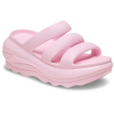 мъжки,джапанки,и,чехли,crocs,mega,crush,triple,strap,slides,pink,milk,(pink)