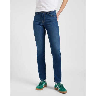 дънки,дамски,панталони,lee,elly,jeans,blue,(ivy,wash)