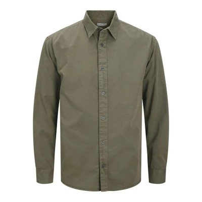 риза,с,дълъг,ръкав,мъжки,ризи,jack,&,jones,charge,faded,long,sleeve,shirt,dusty,olive,(green)