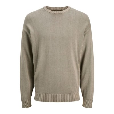 блуза,мъжки,пуловери,jack,&,jones,charge,faded,sweater,silver,sage,(beige)