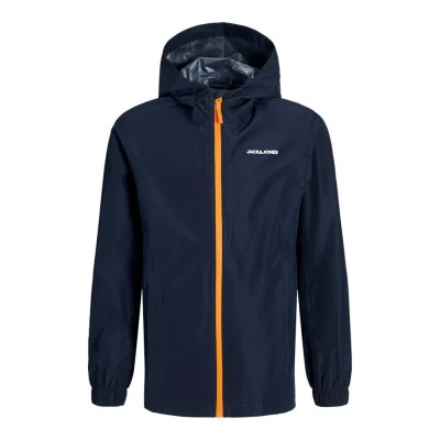 яке,детски,якета,и,палта,jack,&,jones,flynn,rain,jacket,sky,captain,dark,cheddar,zipper,(blue)