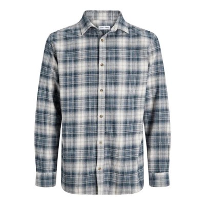 карирана,риза,детски,ризи,jack,&,jones,joshua,check,long,sleeve,shirt,stormy,weather,(blue)