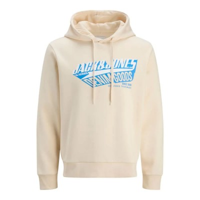 суичър,мъжки,пуловери,jack,&,jones,logo,2,col,hoodie,antique,white