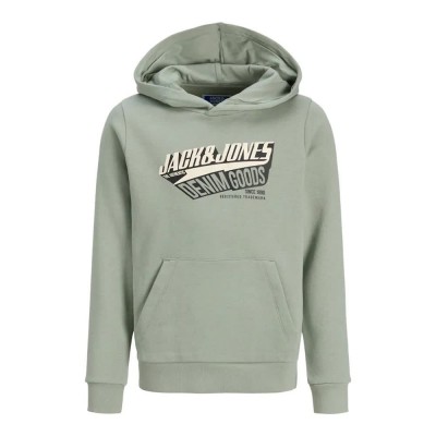 суичър,детски,блузи,jack,&,jones,logo,2,col,hoodie,iceberg,green,(green)