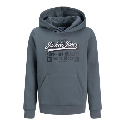 суичър,детски,блузи,jack,&,jones,logo,2,col,hoodie,stormy,weather,(grey)