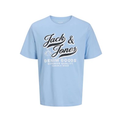 тениска,детски,тениски,jack,&,jones,logo,2,col,short,sleeve,t,shirt,chambray,blue,(blue)
