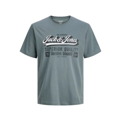 тениска,мъжки,тениски,jack,&,jones,logo,2,col,sn,short,sleeve,t,shirt,stormy,weather,(grey)
