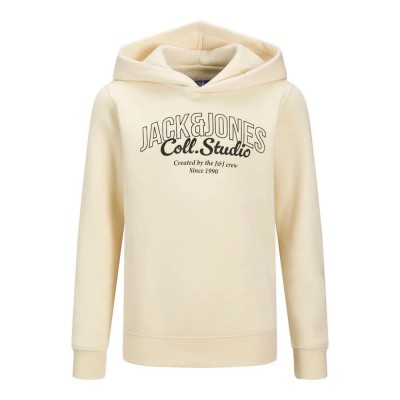 суичър,детски,блузи,jack,&,jones,makoto,hoodie,antique,white,big,print,(beige)