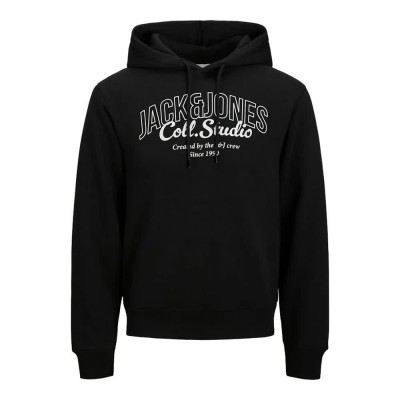 суичър,мъжки,пуловери,jack,&,jones,makoto,plus,size,hoodie,black,big,print,(black)