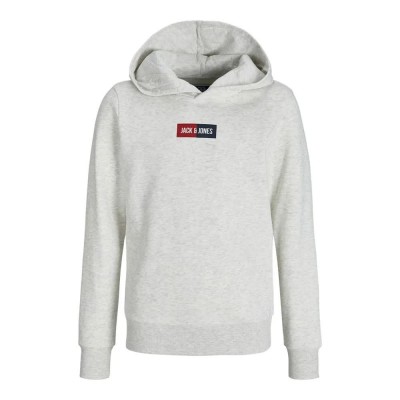 суичър,детски,блузи,jack,&,jones,pan,hoodie,white,melange,(white,grey)