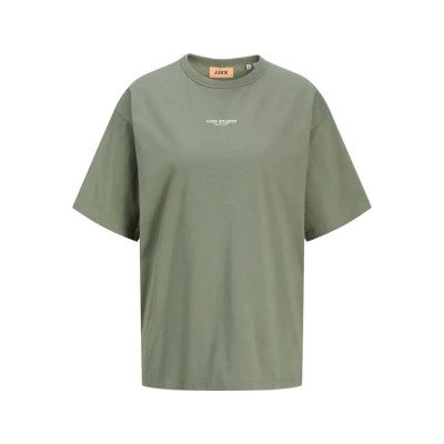 тениска,дамски,тениски,jack,&,jones,studio,vesterbro,loose,fit,jjxx,short,sleeve,t,shirt,sea,spray,bright,white,jjxx,logo,(green)