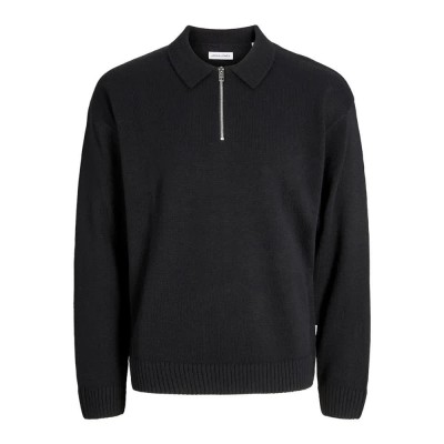 мъжки,блузи,с,яка,jack,&,jones,urban,long,sleeve,polo,black