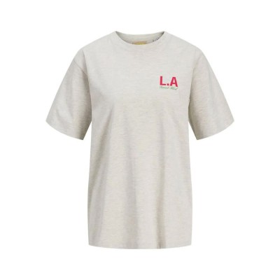 тениска,дамски,тениски,jack,&,jones,zoey,loose,fit,jjxx,short,sleeve,t,shirt,white,melange,sunset,boulevard,(white)