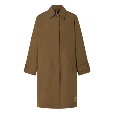 палто,дамски,якета,и,палта,ecoalf,ida,trench,coat,brown,(brown)