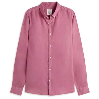 риза,с,дълъг,ръкав,мъжки,ризи,ecoalf,malibu,long,sleeve,shirt,wine,(pink)