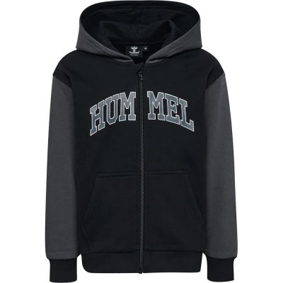 блуза,детски,блузи,hummel,alvin,full,zip,sweatshirt,black
