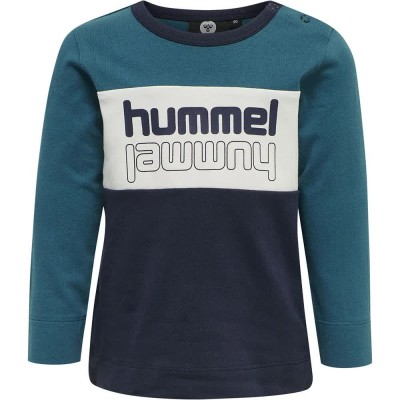тениска,детски,тениски,hummel,bolt,long,sleeve,t,shirt,blue,(blue,coral)