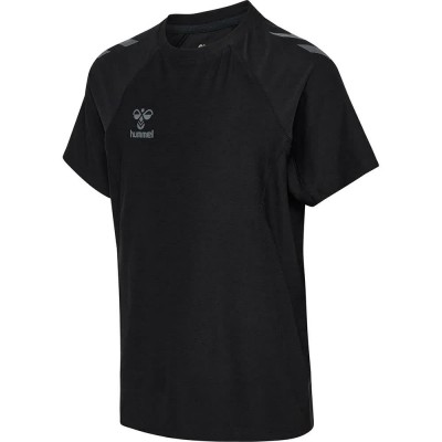 тениска,детски,тениски,hummel,cima,2.0,short,sleeve,t,shirt,black,melange,(black)