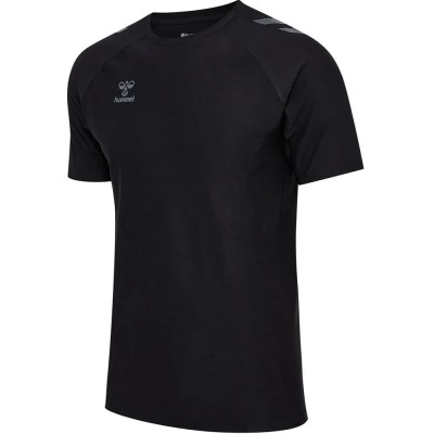 тениска,мъжки,тениски,hummel,cima,2.0,short,sleeve,t,shirt,black,melange,(black)