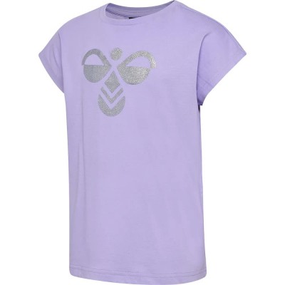 тениска,детски,тениски,hummel,diez,short,sleeve,t,shirt,lavender,(purple)