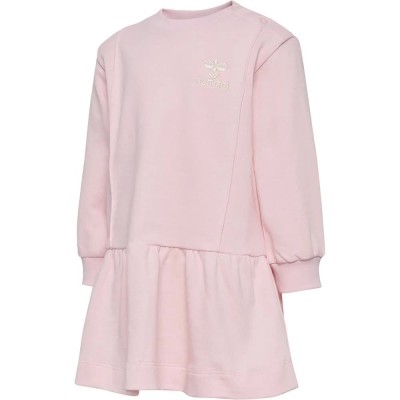 рокля,детски,поли,и,рокли,hummel,helle,long,sleeve,dress,pink,(3638)