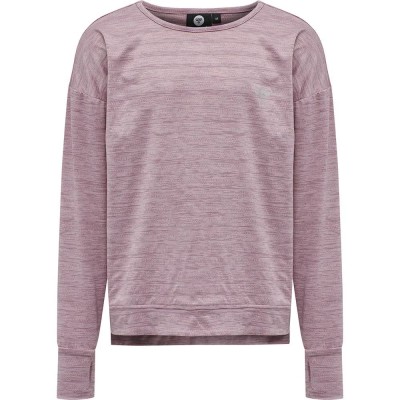 тениска,детски,тениски,hummel,lynette,long,sleeve,t,shirt,pink,(heather,rose)
