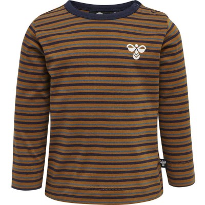 тениска,детски,тениски,hummel,silver,long,sleeve,t,shirt,glazed,ginger,(brown)