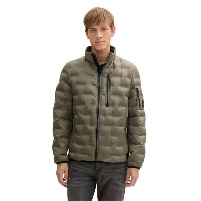 яке,мъжки,якета,tom,tailor,decorative,hybrid,jacket,green,(smokey,olive,green)