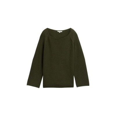 блуза,дамски,блузи,tom,tailor,knit,structured,sweatshirt,green,(deep,forest,green)