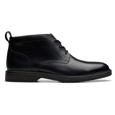 обувки,мъжки,боти,clarks,shoes,aldwin,chukka,boots,black,(black,leather)