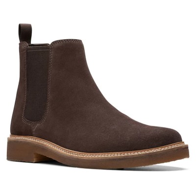 обувки,мъжки,боти,clarks,shoes,clarkdale,easy,booties,brown,(dark,brown,suede)