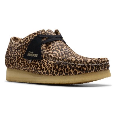 обувки,мъжки,обувки,дамски,обувки,clarks,shoes,wallabee,boat,shoes,brown,(leopard,print)