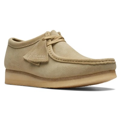 обувки,мъжки,обувки,дамски,обувки,clarks,shoes,wallabee,boat,shoes,beige,(maple,suede)