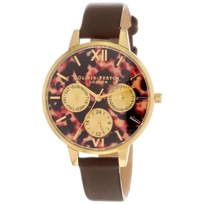 часовник,часовници,olivia,burton,ob16cg95,34,mm,watch,golden,(brown,multicolor,mineral)