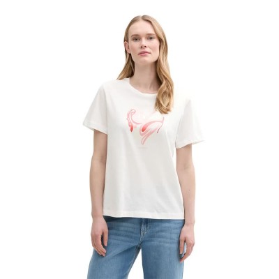 тениска,дамски,тениски,tom,tailor,basic,crew,neck,short,sleeve,t,shirt,offwhite,(white)