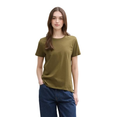 тениска,мъжки,тениски,дамски,тениски,tom,tailor,loose,high,low,short,sleeve,t,shirt,green,(warm,moss,green)