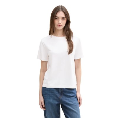 тениска,дамски,тениски,tom,tailor,modern,fluent,short,sleeve,t,shirt,white
