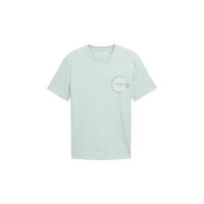 тениска,мъжки,тениски,tom,tailor,printed,short,sleeve,t,shirt,sea,foam,(green)