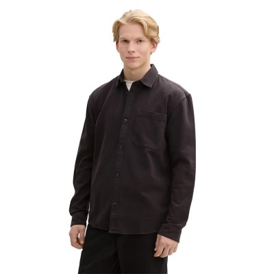 риза,с,дълъг,ръкав,мъжки,ризи,tom,tailor,relaxed,garment,dye,long,sleeve,shirt,brown