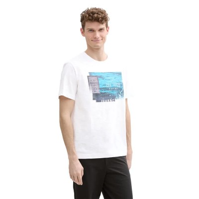 тениска,мъжки,тениски,tom,tailor,slub,photoprint,short,sleeve,t,shirt,white