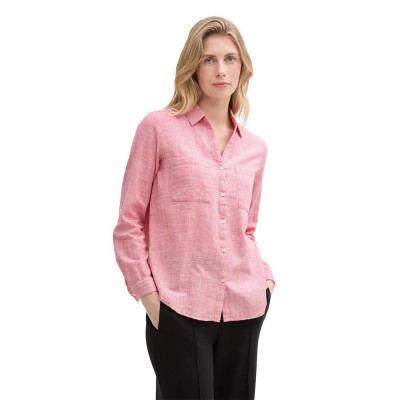 дамски,блузи,дамски,ризи,tom,tailor,with,slub,structure,1035247,blouse,pink,(berry,red)