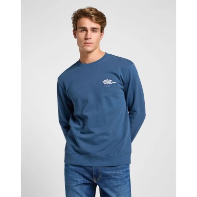 блуза,мъжки,пуловери,lee,112363878,regular,fit,sweatshirt,blue