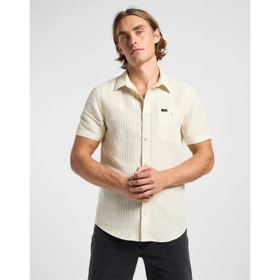 риза,с,къс,ръкав,мъжки,ризи,lee,leesure,regular,fit,short,sleeve,shirt,beige