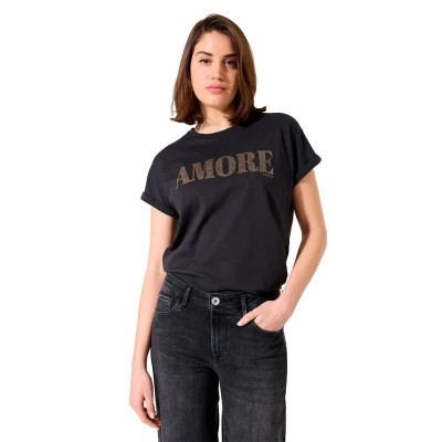тениска,дамски,тениски,garcia,g50201,short,sleeve,t,shirt,antracite,(black)