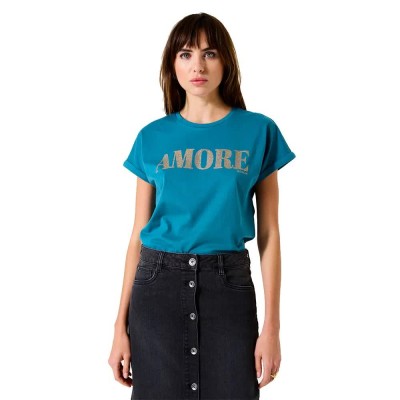 тениска,дамски,тениски,garcia,g50201,short,sleeve,t,shirt,blue,lagoon,(blue)