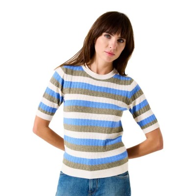 тениска,дамски,тениски,garcia,h50040,short,sleeve,t,shirt,white,cap,(multicolor)