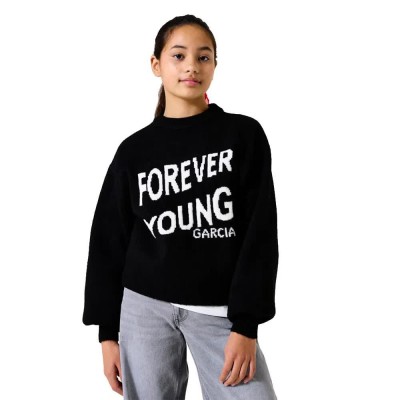 блуза,детски,блузи,garcia,i52644,sweater,off,black