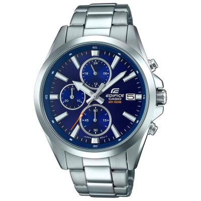 часовник,часовници,casio,edifice,44,mm,watch,silver,grey,blue,mineral