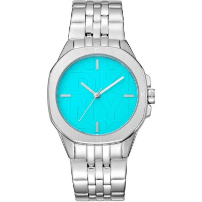 часовник,часовници,dkny,brooklyn,midi,34,mm,watch,silver,grey,turquoise,mineral,(silver)