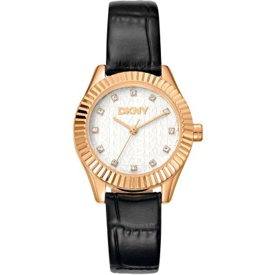 часовник,часовници,dkny,chambers,glitz,30,mm,watch,black,silver,grey,mineral,(golden)